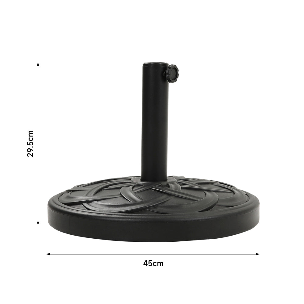 2.93M Garden 3 Tier Parasol Umbrella with Base