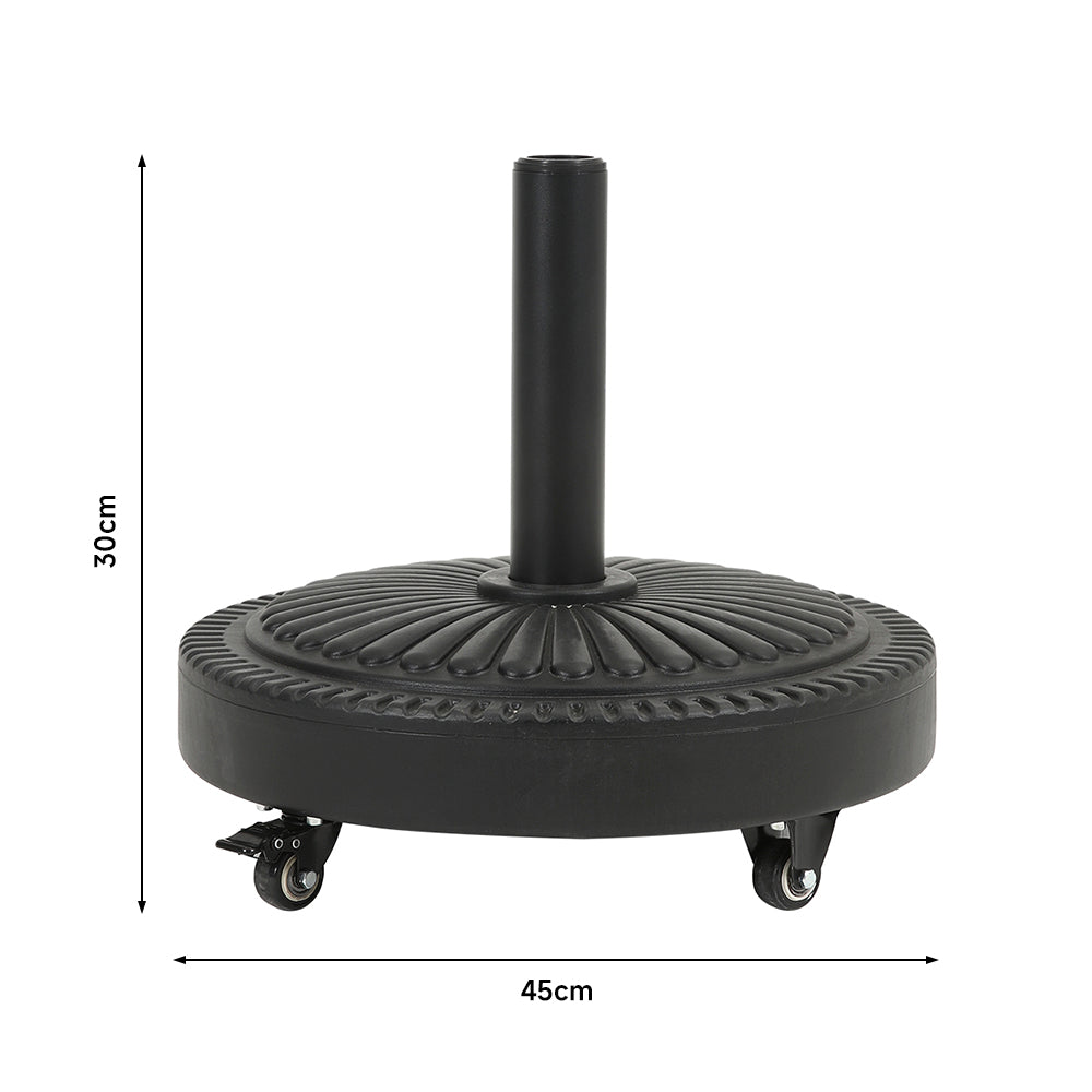 2.93M Garden 3 Tier Parasol Umbrella with Base