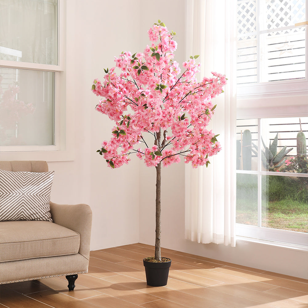 180CM Height Artificial Cherry Blossom Tree with Pot