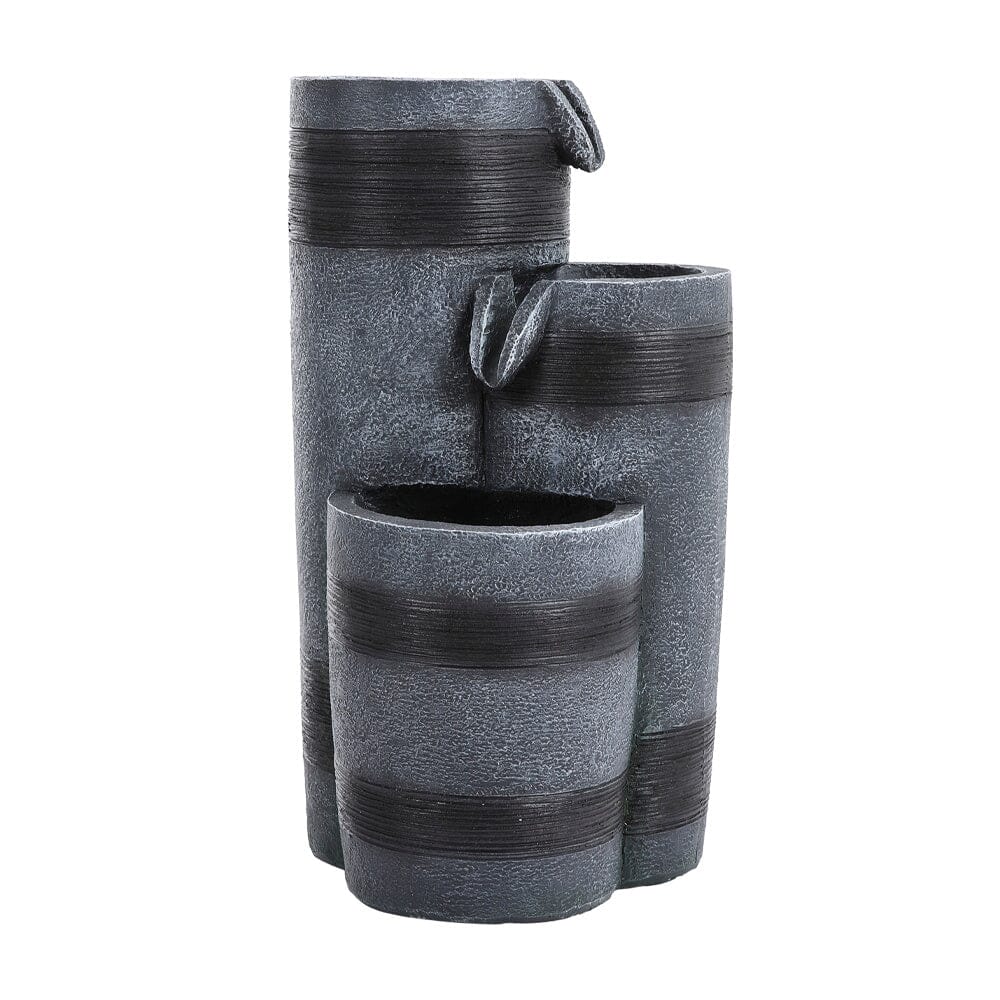 Outdoor Decor Solar-Powered Water Fountain Decor with LED Light Living and Home