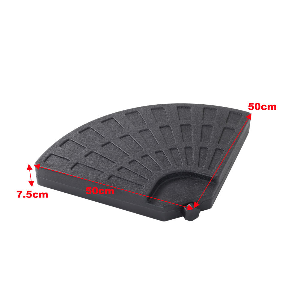 3M Garden Octagon Cantilever Parasol Umbrella with Base