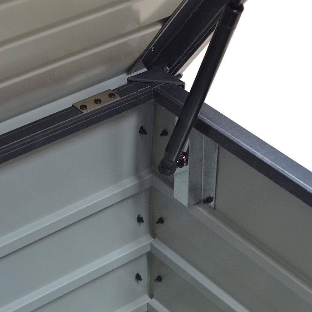 600L Metal Outdoor Garden Storage Box Lockable Garden Storage Boxes Living and Home