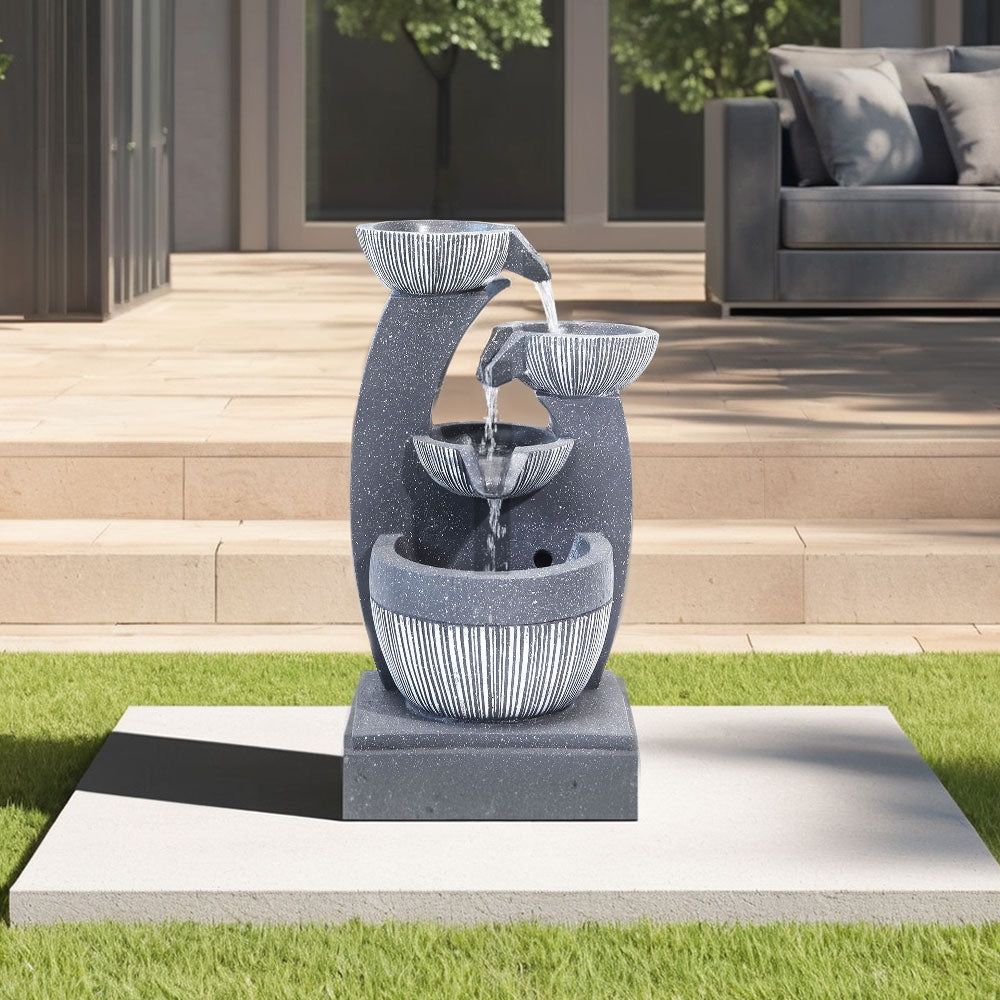 1.5' Garden Solar Rockery Fountain