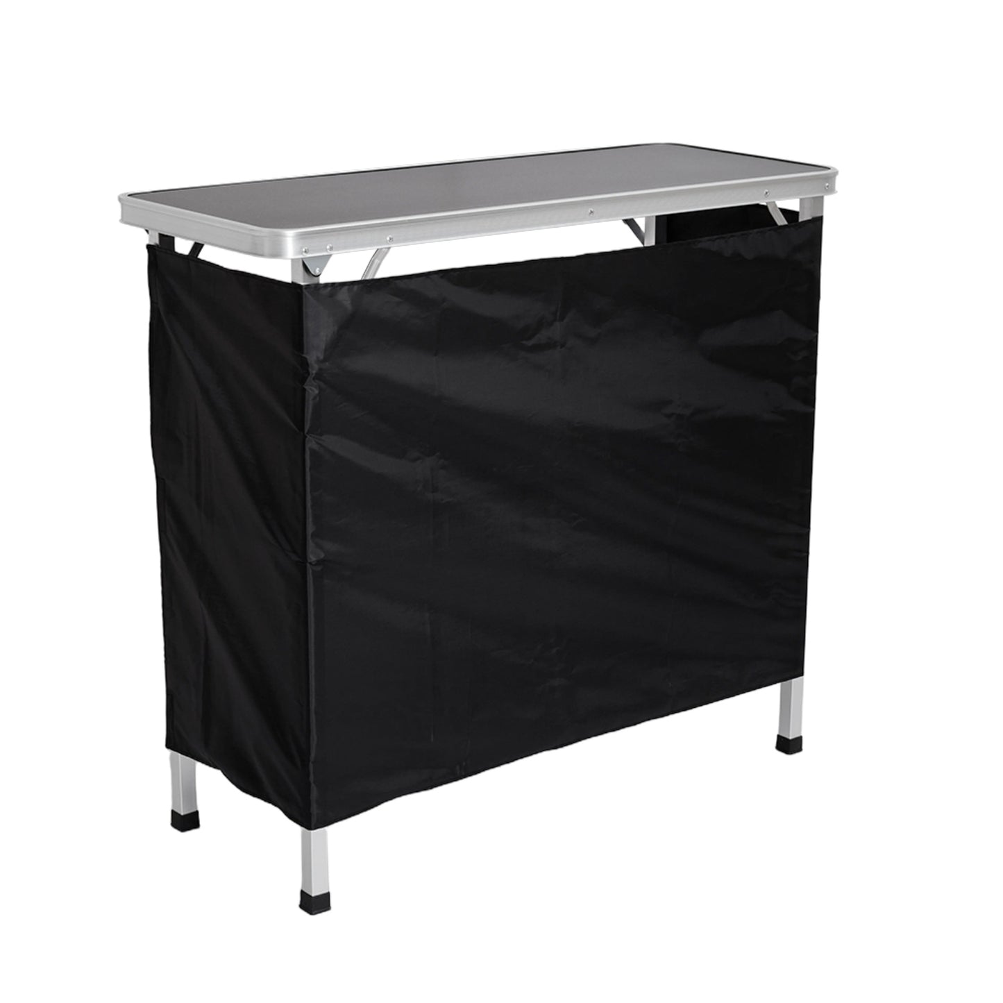 2 tier Portable Aluminum Alloy Foldable Bar Table