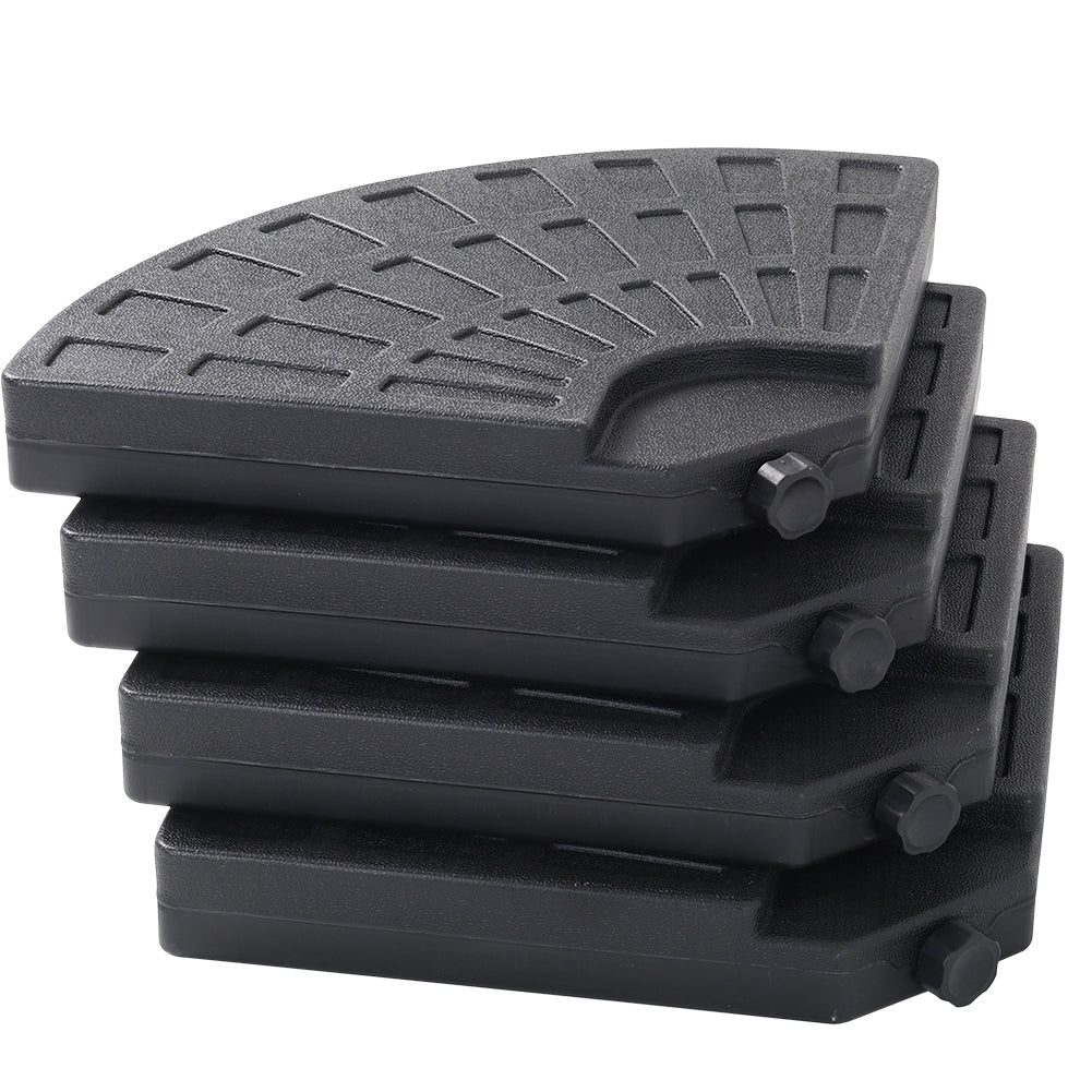HDPE Water-or-Sand-Filled Umbrella Base Cantilever Parasol Stand