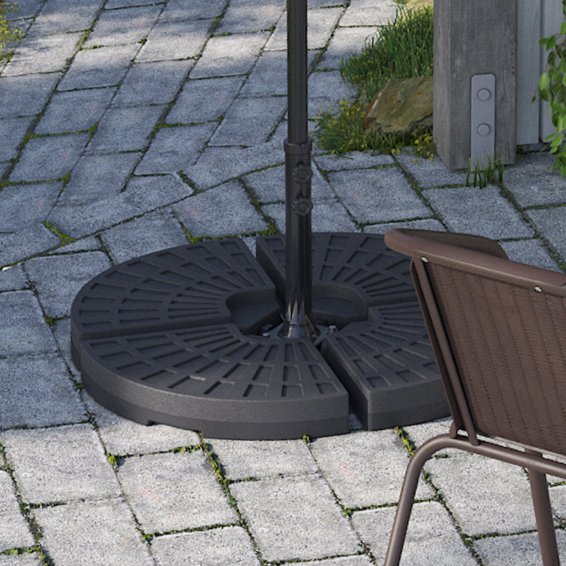 HDPE Water-or-Sand-Filled Umbrella Base Cantilever Parasol Stand