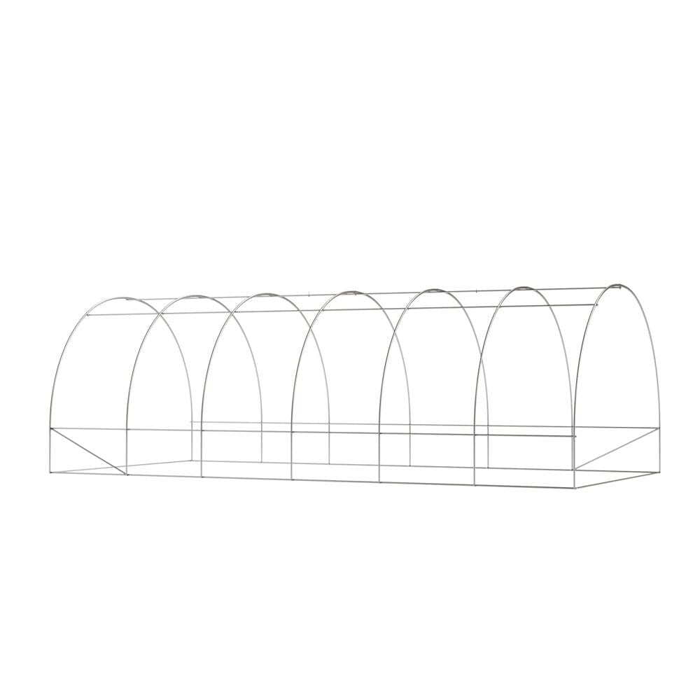 Internal Frame Structure of 6x3x2m Greenhouse – Metal Tube Skeleton for Enhanced Stability