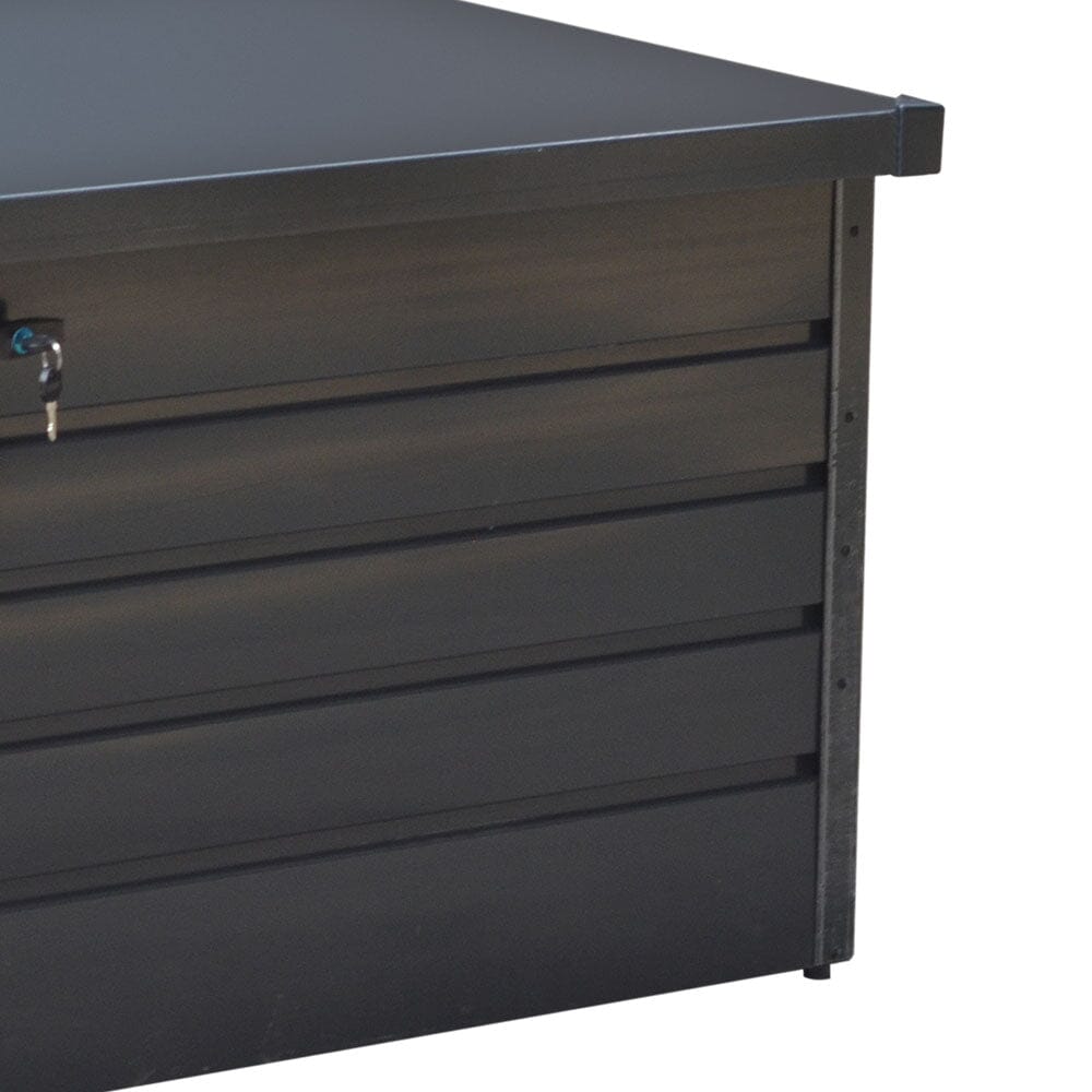 600L Metal Outdoor Garden Storage Box Lockable Garden Storage Boxes Living and Home