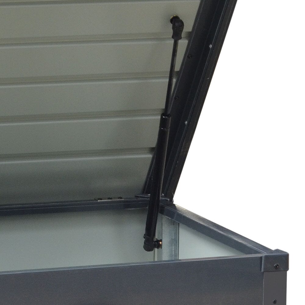 200L/600L Metal Outdoor Garden Storage Box Lockable Garden Storage Boxes Living and Home