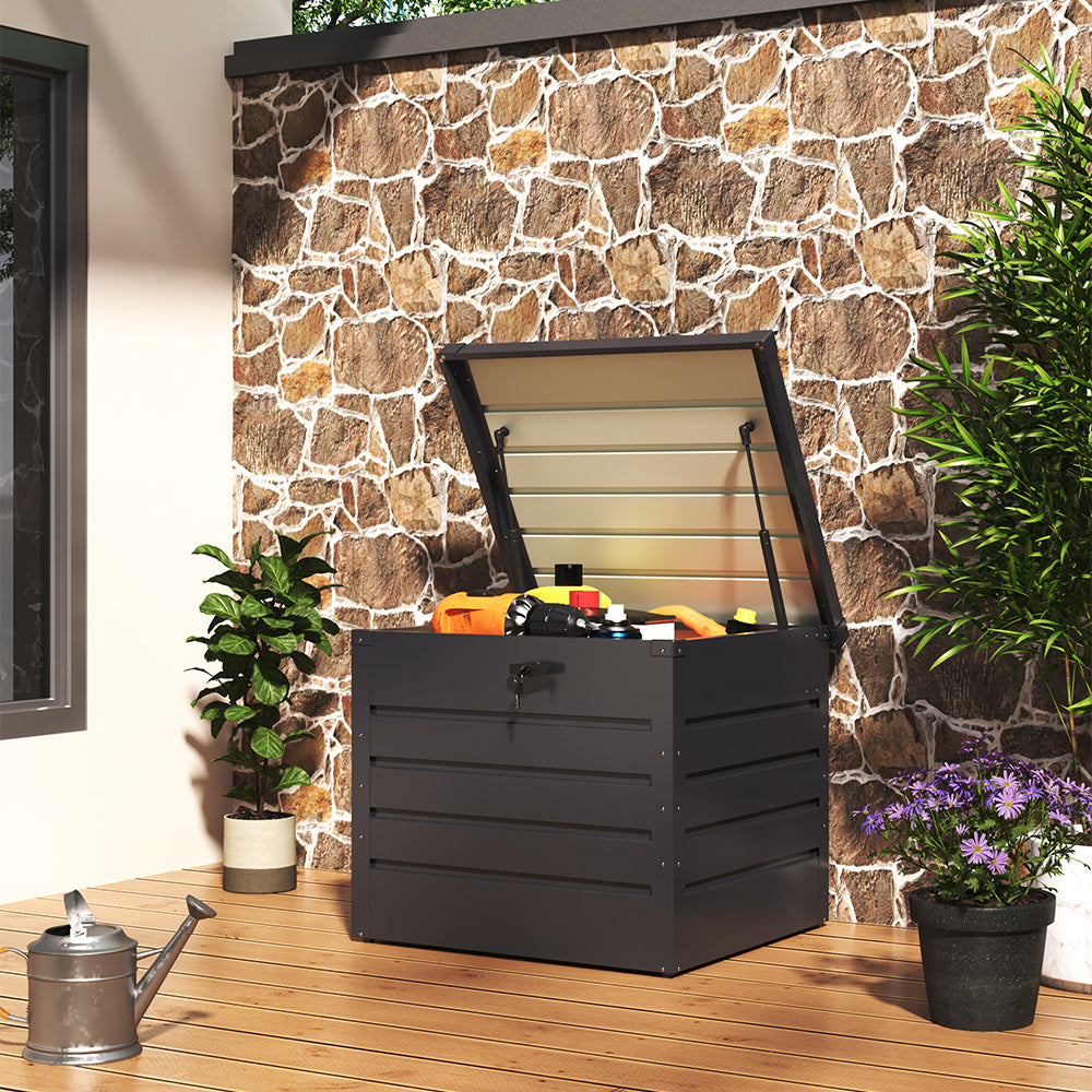 200L/600L Metal Lockable Waterproof Garden Storage Box