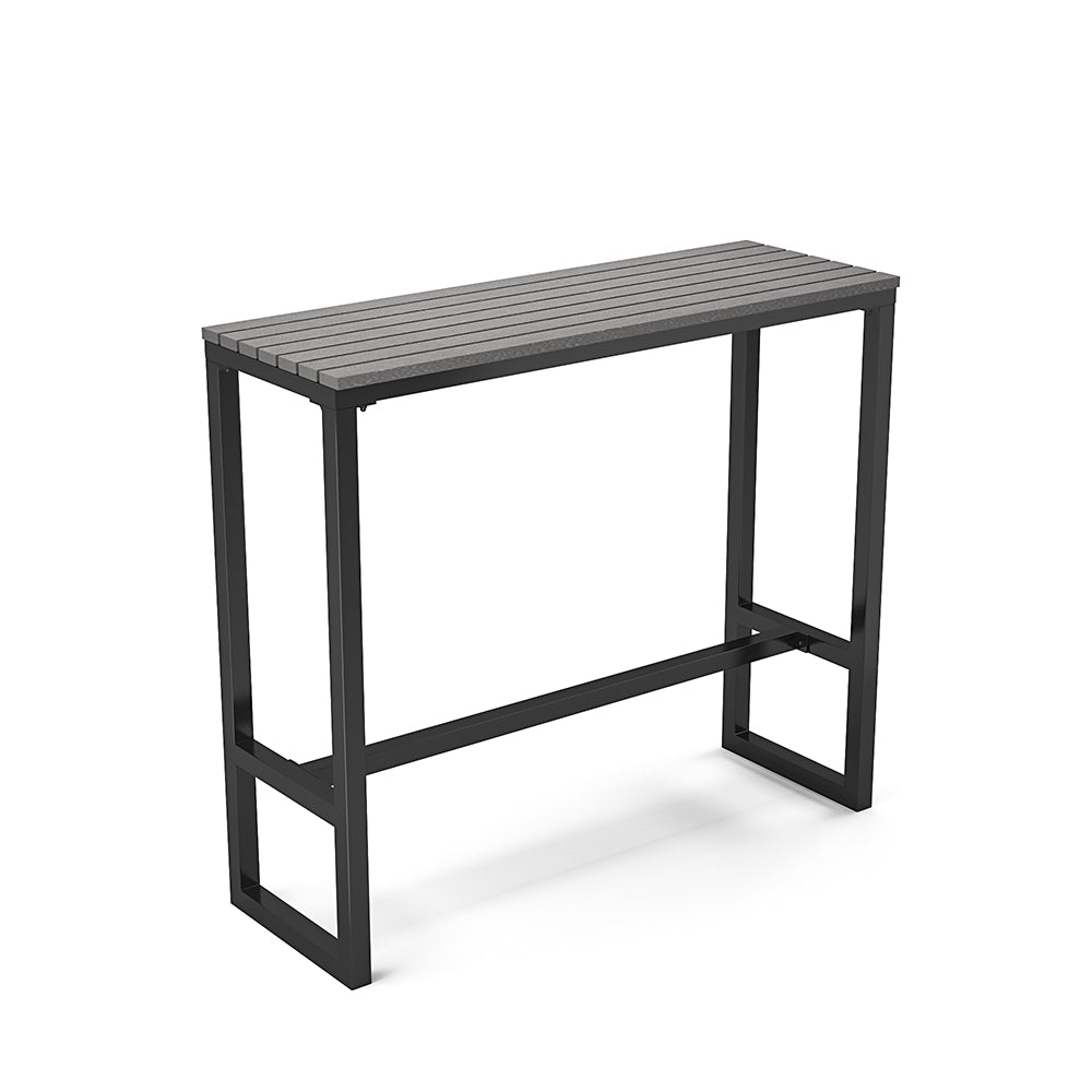 1.2 m Grey Modern Garden Bistro High Bar Table