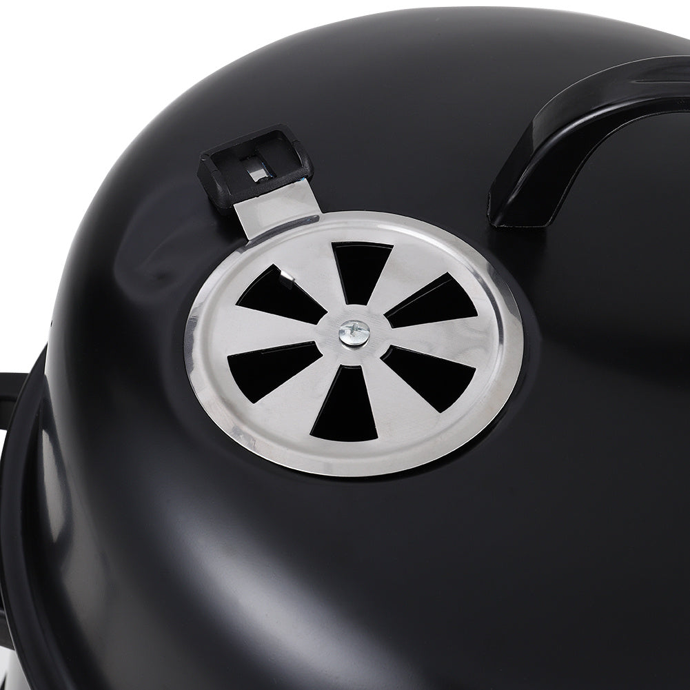 3 in 1 BBQ Charcoal Grill 3 Tier Smoker Garden BBQ Grill Living and Home
