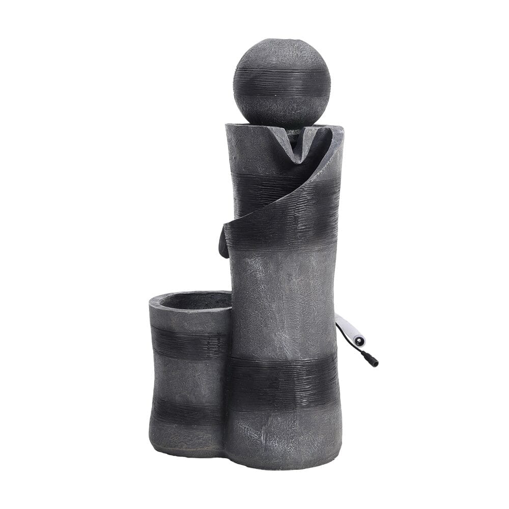 Outdoor 2.4W Solar-Powered Water Fountain Outdoor Decor Fountains Living and Home