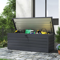 200L/600L Metal Lockable Waterproof Garden Storage Box
