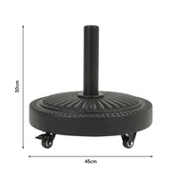 2.93M Garden 3 Tier Parasol Umbrella with Base