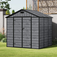 Double Doors Waterproof Garden Storage Tool Shed with Window