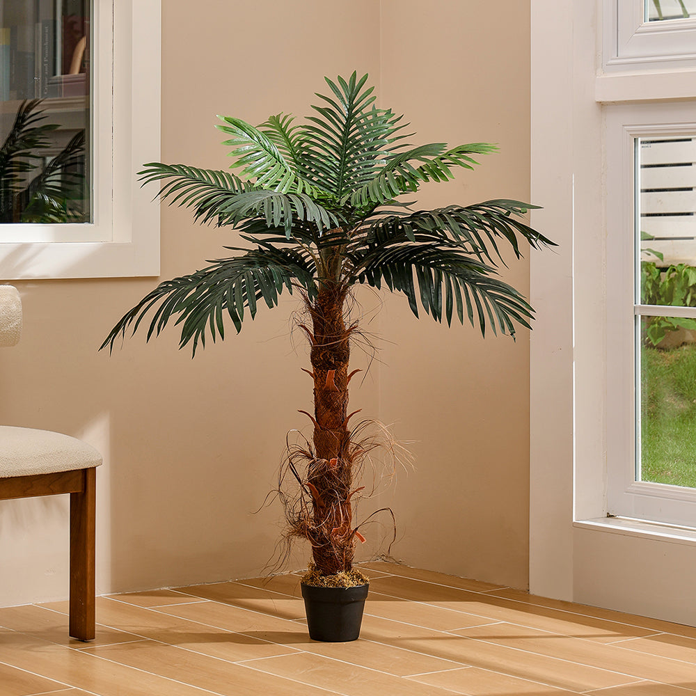 120CM Height Artificial Plants Palm Tree with Pot
