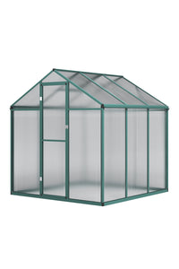 Aluminium Polycarbonate Apex Greenhouse