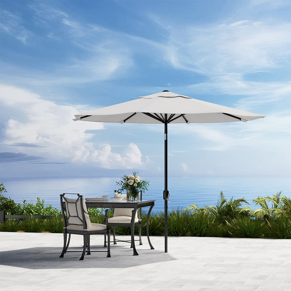 3M Garden Sunshade Tilt Parasol Umbrella with Crank