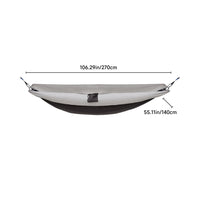 Black Outdoor Portable Nylon Hammock