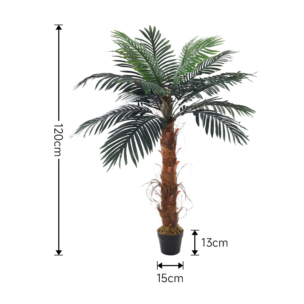 120CM Height Artificial Plants Palm Tree with Pot