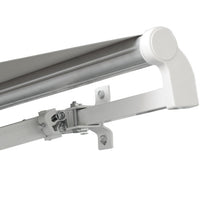 79/98/138/157 inch Grey Outdoor Retractable Patio Canopy Awning for Door Window