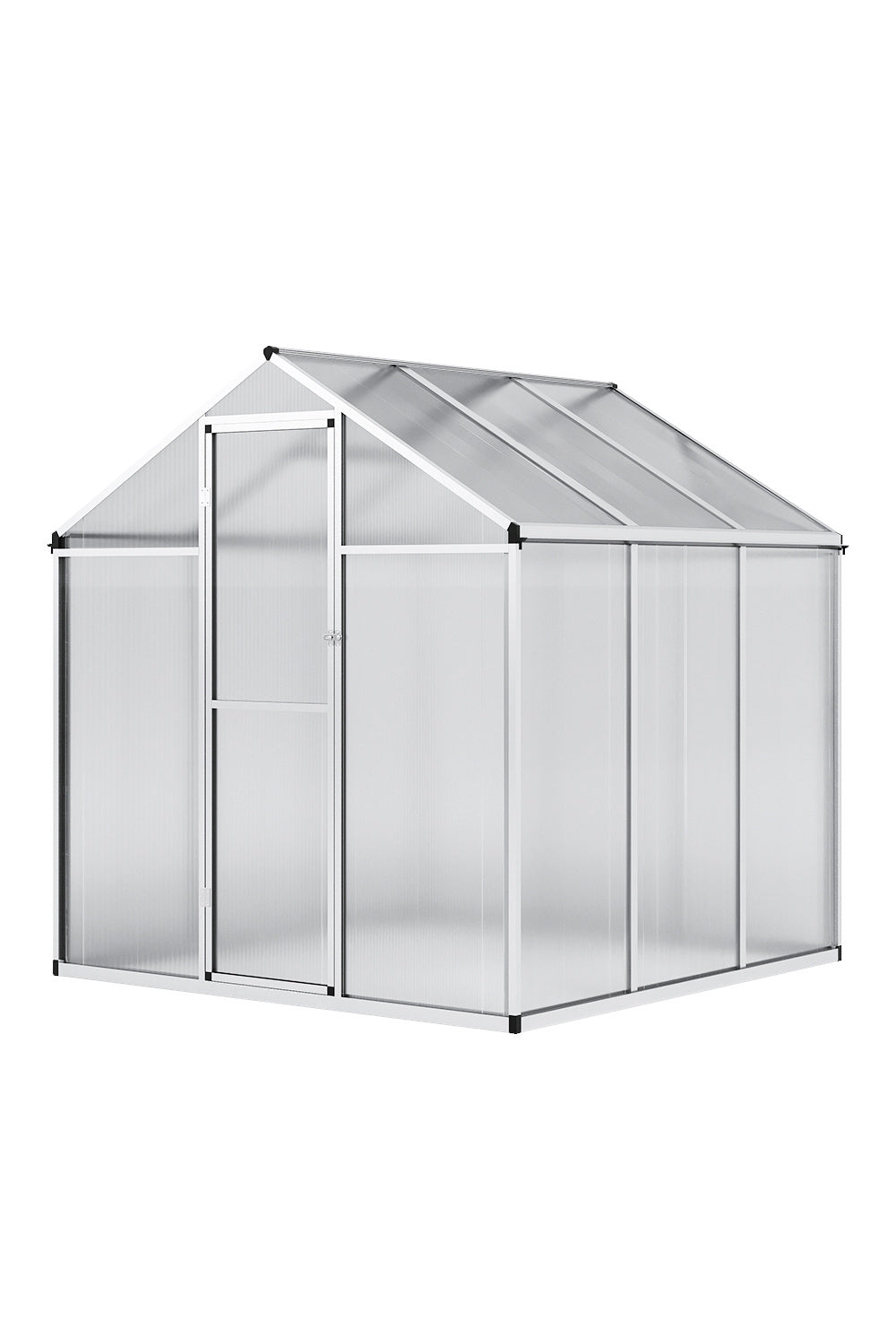 Aluminium Polycarbonate Apex Greenhouse