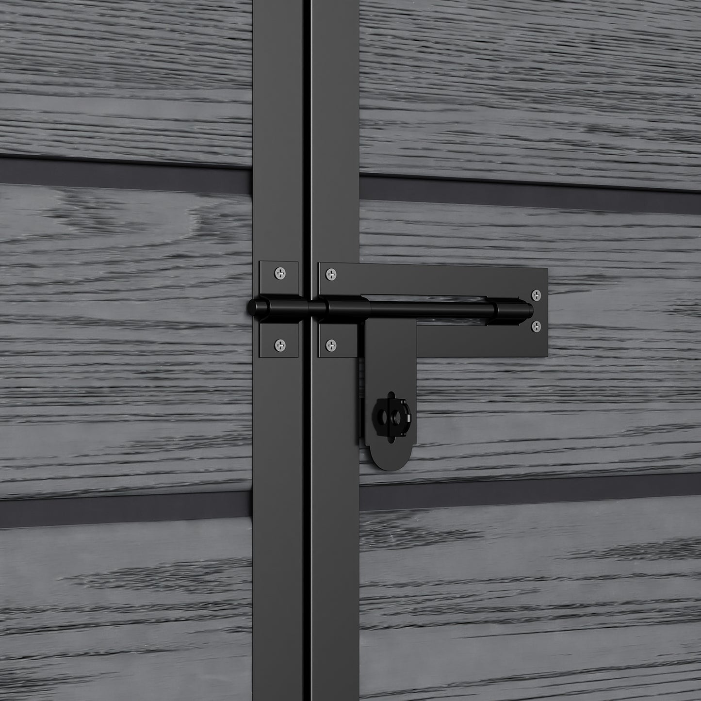 Double Doors Waterproof Garden Storage Tool Shed with Window