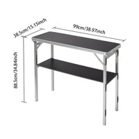 2 tier Portable Aluminum Alloy Foldable Bar Table