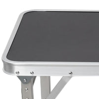 2 tier Portable Aluminum Alloy Foldable Bar Table