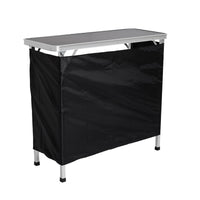 2 tier Portable Aluminum Alloy Foldable Bar Table