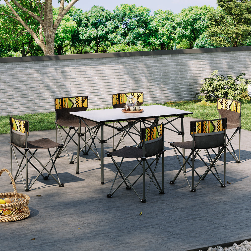 Outdoor Furniture Aluminium Camping Table And Chairs Outdoor