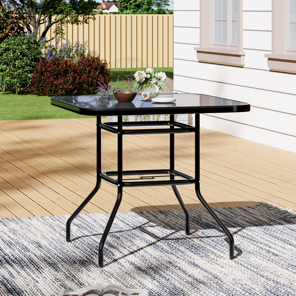 Square Garden Patio Dinning Bistro Table