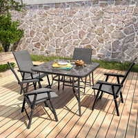 Square Garden Patio Dinning Bistro Table