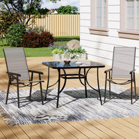 Square Garden Patio Dinning Bistro Table