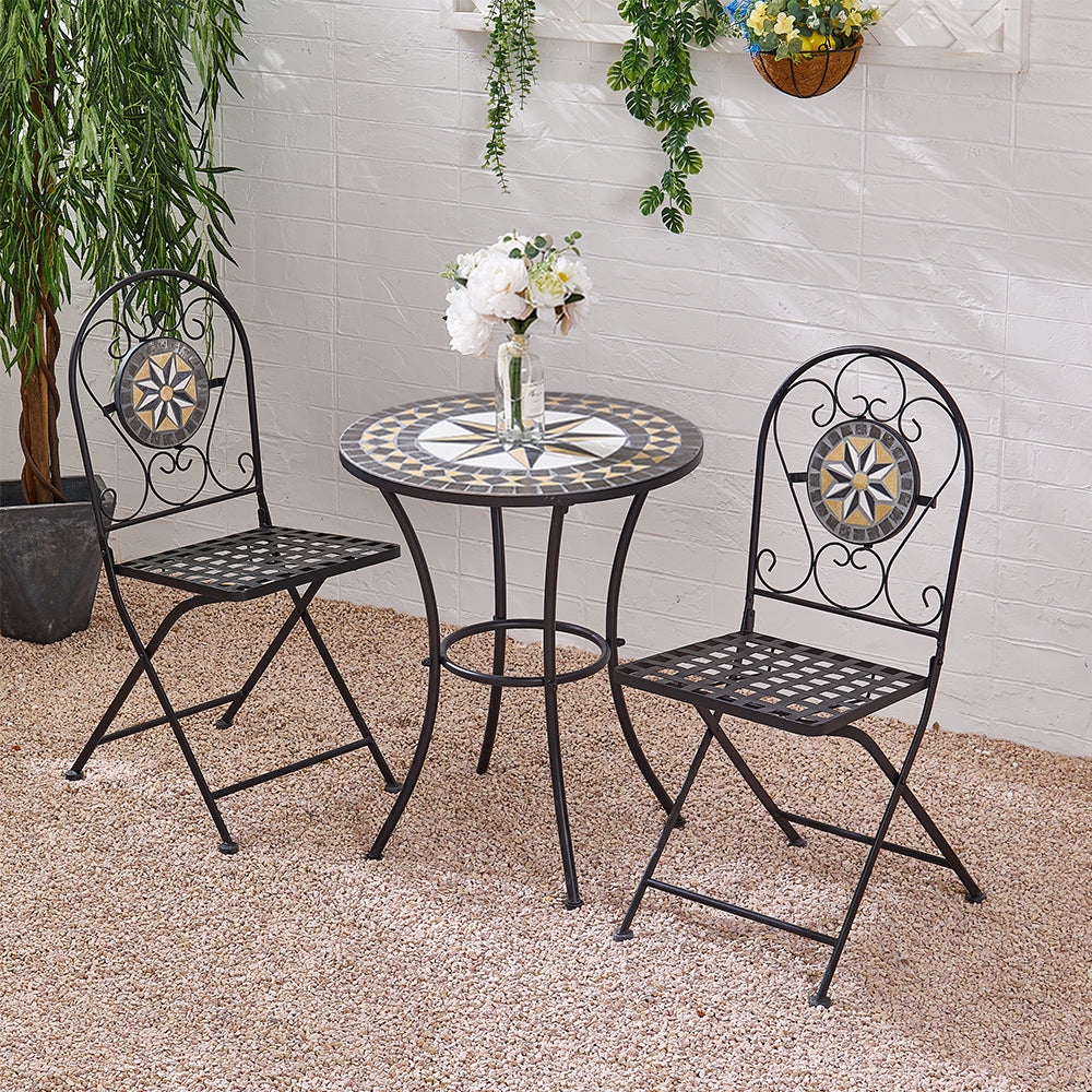 Mosaic Bistro Patio Chair Garden Chair Outdoor