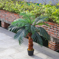 1M Artificial Potted Palm Tree For Home Decoration