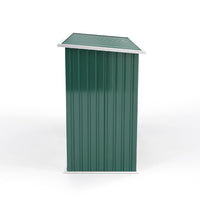 Garden Storage Shed Metal Storage Box with Log Rack Garden Storages & Greenhouses Living and Home 