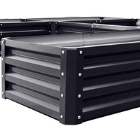 Outdoor U-shaped Metal Raised Garden Bed