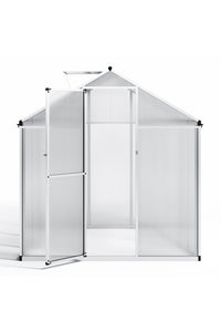 Aluminium Polycarbonate Apex Greenhouse