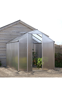 Aluminium Polycarbonate Apex Greenhouse