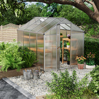 Aluminium Polycarbonate Apex Greenhouse