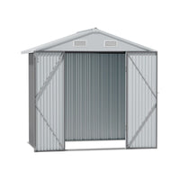 6.5 x 6ft Metal Garden Storage Shed Outdoor Storage Tool House with Lockable Door Garden Sheds Living and Home 