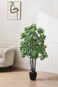 160cm Artificial Schefflera Arboricola Tree in Pot for In/Outdoor Decoration