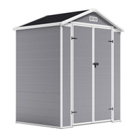 5X4ft Outdoor Garden Storage Shed Plastic Pent Shed