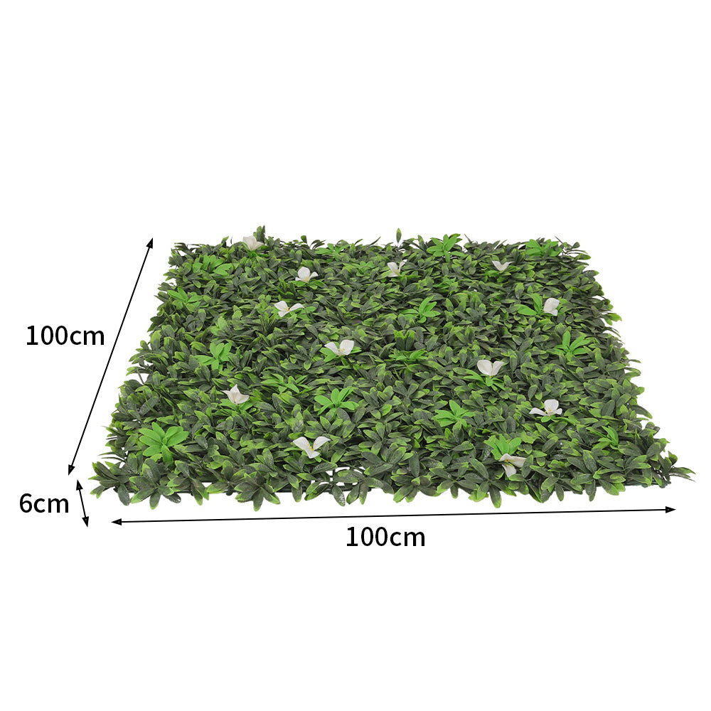 100x100cm Artificial Green Panel Foliage Hedge