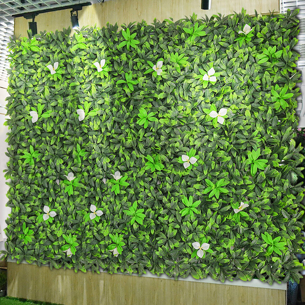 100x100cm Artificial Green Panel Foliage Hedge