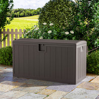Lockable Waterproof Rattan Outdoor Storage Box