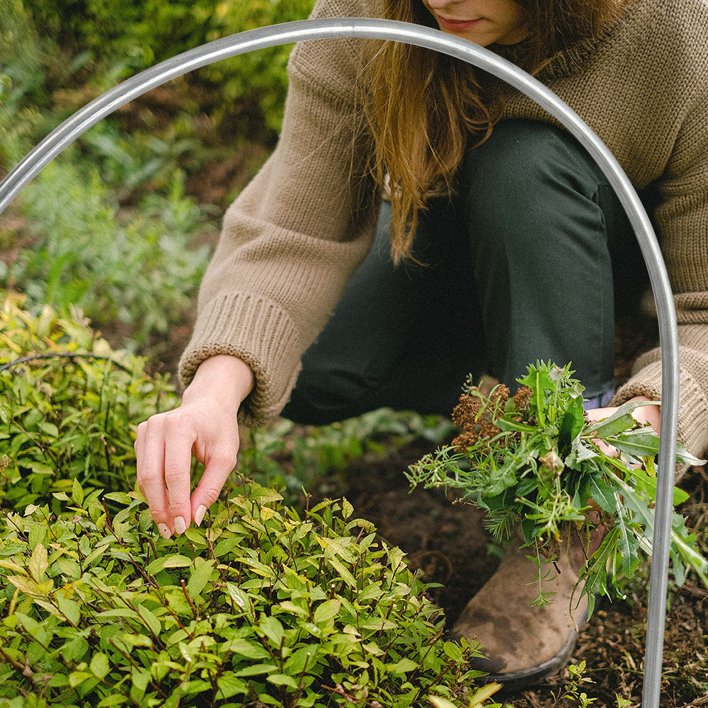 Greenhouse Hoops Grow Tunnel Plant Garden Support Frame