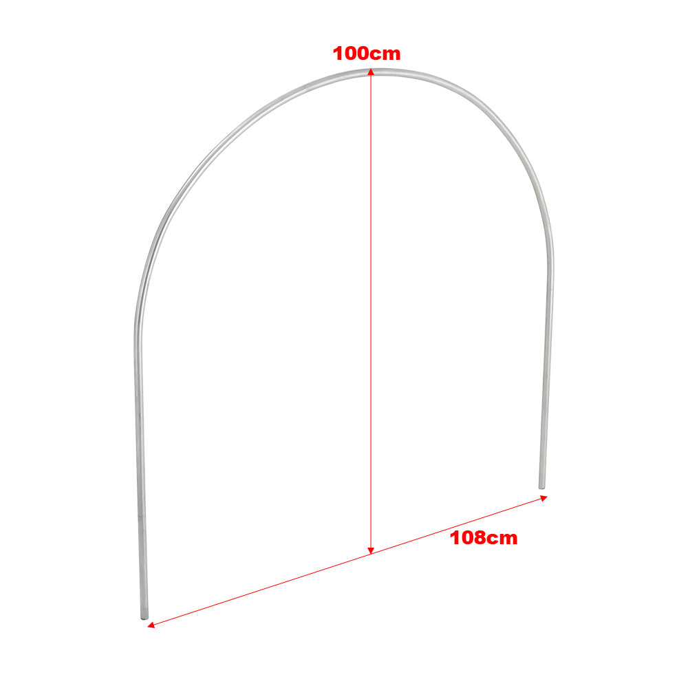 Greenhouse Hoops Grow Tunnel Plant Garden Support Frame